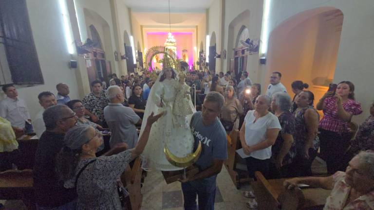 Celebran en Cacalotán, Rosario, la solemnidad de la Virgen de Loreto