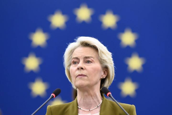 EU commission president seeks sanctions, partial trade suspension against Israel over war in Gaza