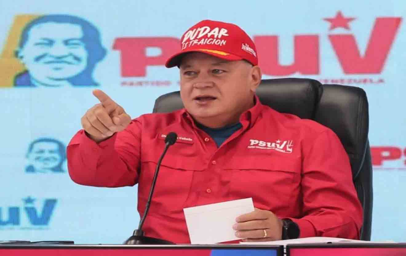 Cabello resalta la firmeza de Maduro y el compromiso del pueblo venezolano en defensa de la Patria