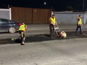 Bachean de noche para evitar obstrucción de las vialidades