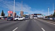 Un choque múltiple en la avenida General Paz provocó un herido y una gran congestión de tránsito
