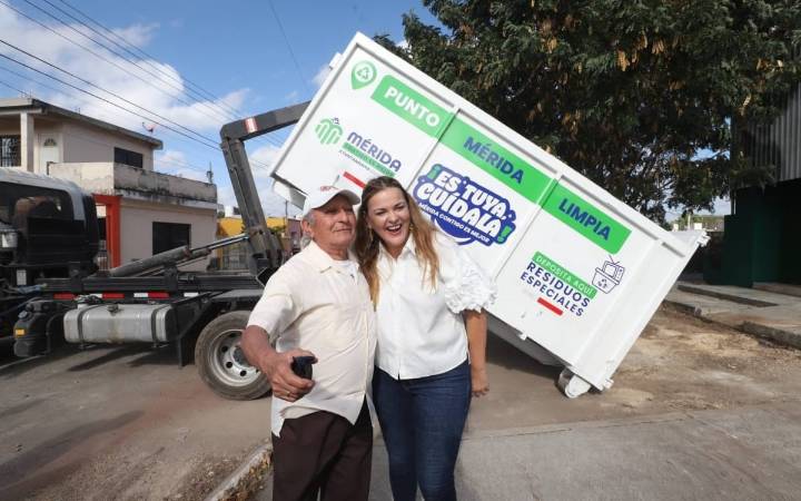 Con Mérida Limpia, sacamos de las calles más de 2 mil 500 toneladas de desechos con programas y acciones