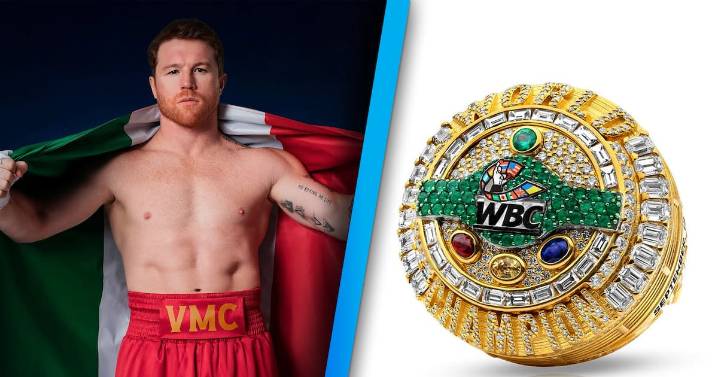 Canelo vs Crawford: el CMB revela el primer anillo de campeón en la historia del boxeo, valuado en casi 2 millones de pesos