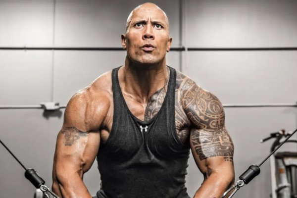 Así fue la impresionante transformación de Dwayne “La Roca” Johnson para su último papel en una película
