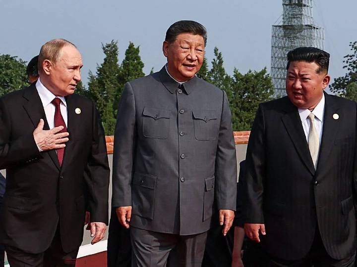 China exhibe su poderío militar en presencia de Rusia y Corea del Norte