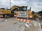 Rain delays opening of rebuilt road in east Springfield