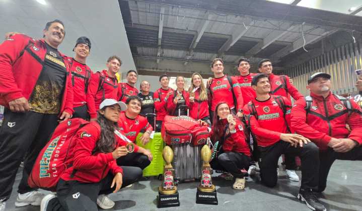 Los recibieron como héroes: La Selección Mexicana de Flag Football regresa tras ganar el Americas Flag Panamá 2025