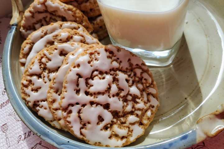 Old-Fashioned Iced Oatmeal Cookies full of flavor and nostalgia