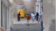 Se descarrila Elevador da Gloria en Lisboa: hay al menos 20 heridos