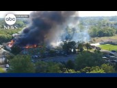 Officials say alleged gunman set Michigan church on fire