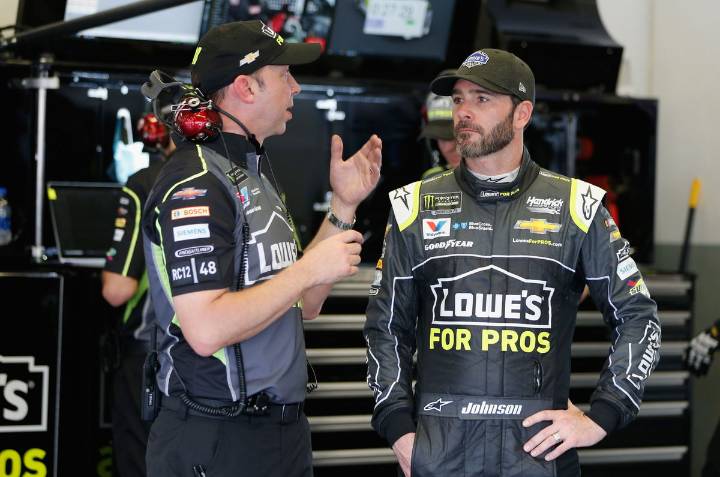 NASCAR Insider Lifts Curtain on Chad Knaus Expletive That Almost Got Jimmie Johnson in Trouble Insider shares a hilarious backstory of how Chad Knaus’ live TV expletive during Jimmie Johnson’s rookie 