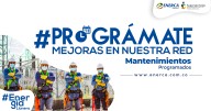 Suspensiones programadas de redes de energía para 22,13,24 y 29 de junio 2022