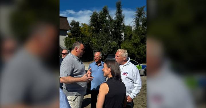 Doug Ford tours Barrie, Ont. encampments amidst state of emergency