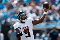 Falcons place too much pressure on Penix by failing to rely on Robinson in runaway loss at Carolina