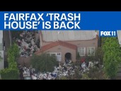 Fairfax 'trash house' back one year later