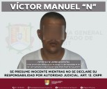 VÍCTOR MANUEL “N” YA ESTÁ ENCARCELADO