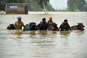 Villages marooned after deadly floods in India’s Punjab