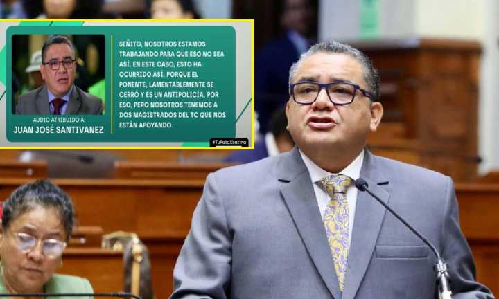 Nuevos audios comprometen más a Juan José Santiváñez de tener influencia sobre dos integrantes del TC: “Tenemos a dos” [VIDEO]