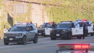 Standoff with pursuit suspect continues in West LA