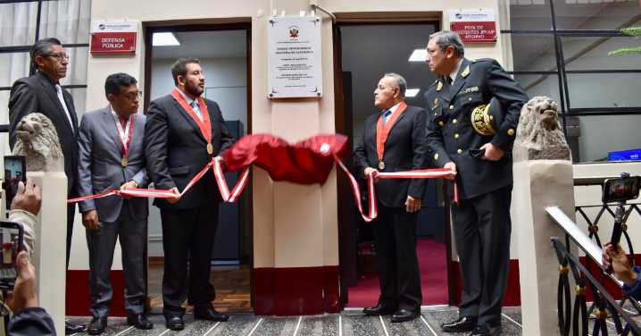 Corte Superior de Justicia de Cajamarca inauguró la Primera Unidad Piloto de Flagrancia Delictiva