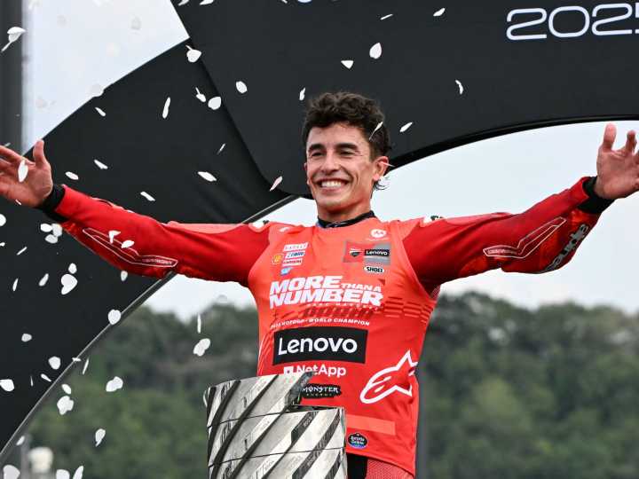 Ducati’s Marc Marquez wins his seventh MotoGP title at Japanese Grand Prix