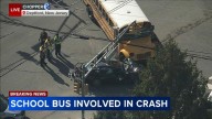 Deptford, NJ crash leaves car mangled after collision with school bus