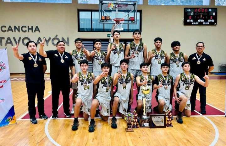 Tamaulipas campeón nacional en básquetbol Sub