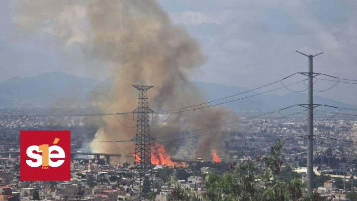 Fuerte incendio en Puente de la Concordia moviliza a cuerpos de emergencia en Iztapalapa