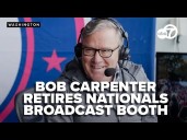 Bob Carpenter says 'See You Later' to the Nationals broadcast booth