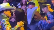 ¿Lalo Mora se enamoró en Nuevo Laredo?; besó intensamente a dama en concierto