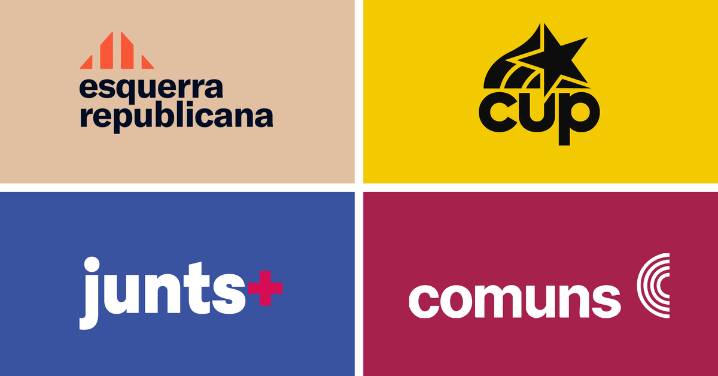 Amarillo mostaza, sepia o grana... ¿por qué los partidos cambian de colores?