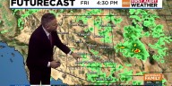 Overnight thunderstorms across Arizona leave lingering rain chances into Friday