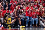 Aliyah Boston, Kelsey Mitchell lead Fever past Aces 90-83 to even series and set up decisive Game 5