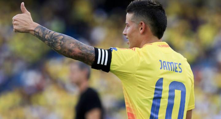 Selección Colombia: James Rodríguez le da la primera alegría a la cafetera, en eliminatorias