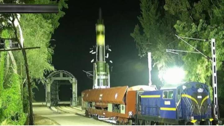 India test-fires Agni-Prime missile from rail