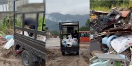 En Ibagué: ‘pillaron’ a varios motocargueros botando escombros