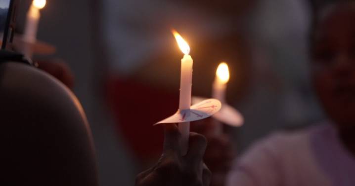 Family and friends honor one-month-old Le'anna Sterling at vigil following fatal crash