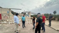 El temporal derriba el campo de fútbol de Callosa de Segura