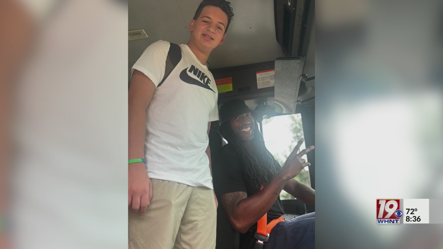 Bus driver's compassion brings comfort for student after surgery