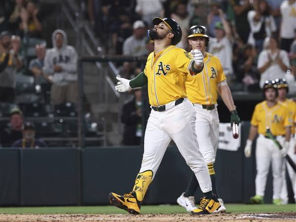 Athletics beat Reds 3-0 as Carlos Cortes hits 2 homers