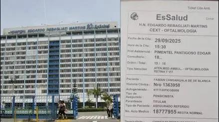 Dan cita a abuelita que necesita operación de cataratas en el Hospital Rebagliati
