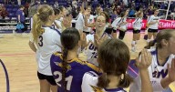 UNI volleyball tops in-state rival Iowa State in four sets
