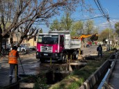 Estiman retirar más de 80 toneladas de residuos del colector Maza