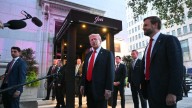 Protesters disrupt Trump's rare outing to a D.C. restaurant