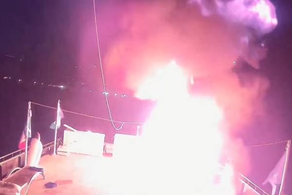 Italian Navy Ship Dispatched To Assist Gaza Aid Flotilla After Drone Strike
