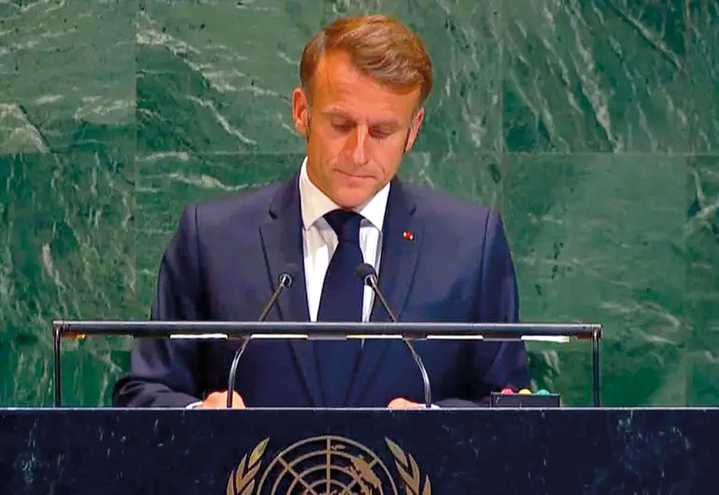Francia reconoce formalmente al Estado de Palestina en la ONU