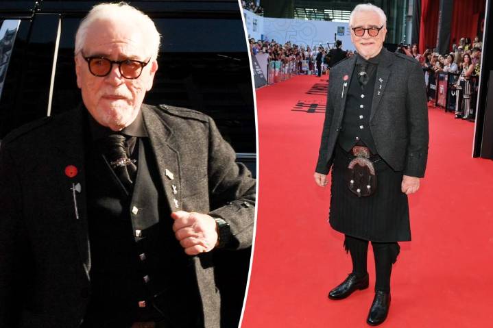 Brian Cox flashes TIFF audience during kilt wardrobe malfunction