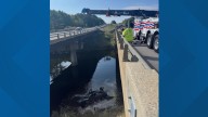 Winslow man escapes after car plunges into stream near West Gardiner line