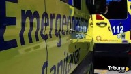 Herido el conductor de un turismo tras chocar contra un autobús en Machacón