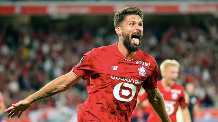 Giroud tira de veteranía para dar el primer triunfo al Lille en Europa League